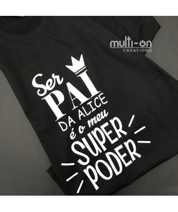 T-shirt "Dia do Pai" personalizada