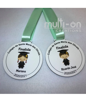 Medalhas Finalista em MDF personalizado