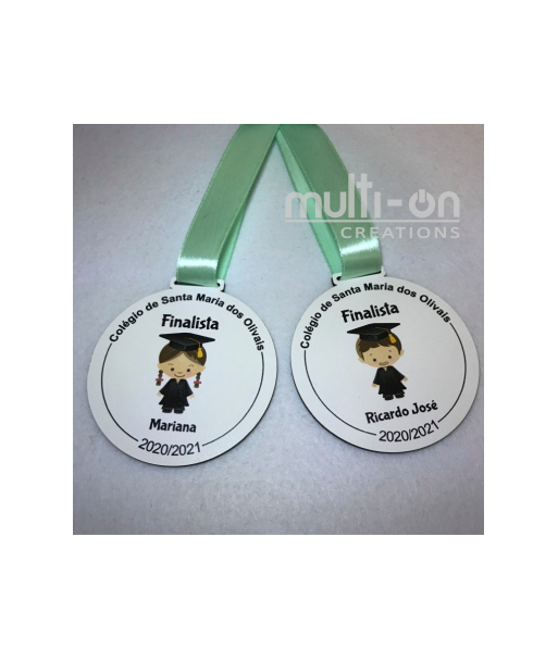 Medalhas Finalista em MDF personalizado