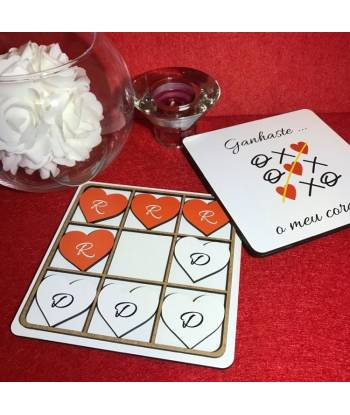 Card Jogo do Amor com Tic Tac - Dia dos Namorados